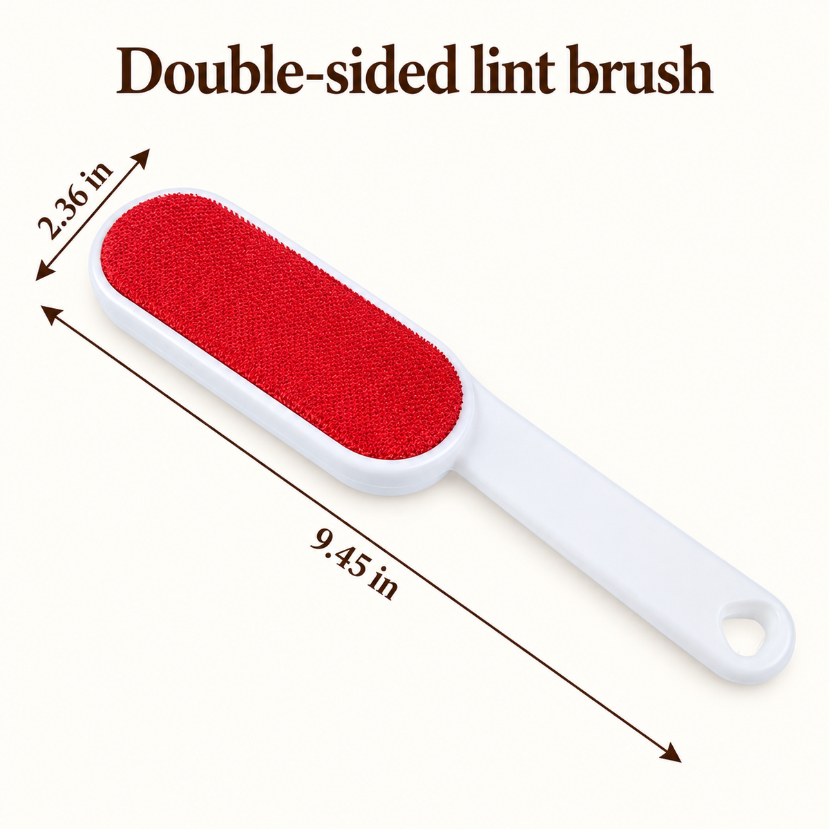 Lint brush dimensions in inches