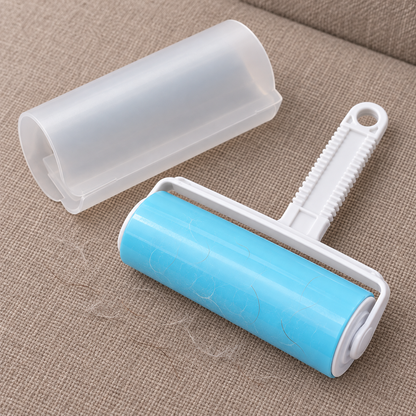 Blue Washable Lint Roller with Cover with unbranded fabric styling, not included